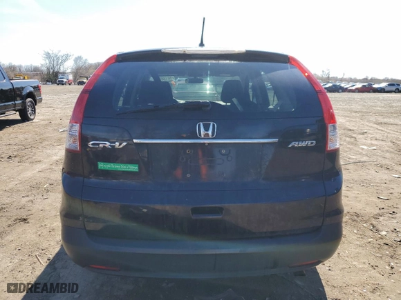 2014 Honda CR-V LX with VIN 2HKRM4H30EH689856, listed as a Copart auction lot 50168085 with 352,829 mi miles and Salvage Title. Bid and sale history available at carsss.com. Image 6.