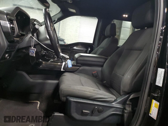 2022 Ford F-150 XL with VIN 1FTFW1E82NFA29355, listed as a Copart auction lot 60212125 with 89,709 mi miles and Salvage title. Bid and sale history available at DreamBid. Image 7.