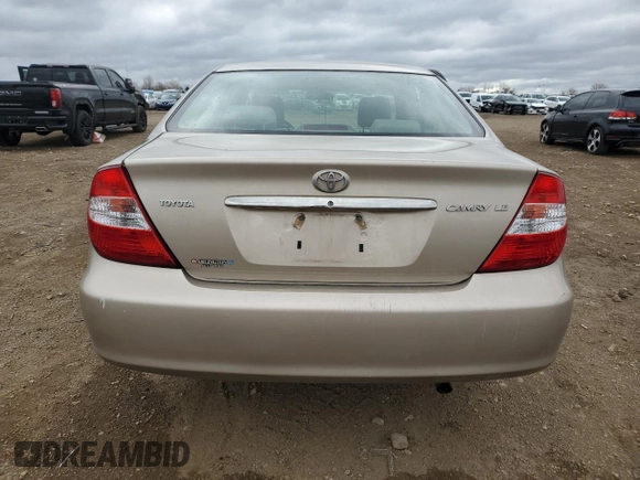 2004 Toyota Camry LE with VIN 4T1BE32K44U901585, listed as a Copart auction lot 53023065 with 123,637 mi miles and Salvage Title. Bid and sale history available at carsss.com. Image 6.