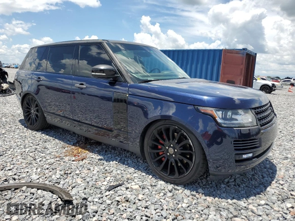 2014 Land Rover Range Rover Supercharged with VIN SALGS3TF4EA185528, listed as a Copart auction lot 61385675 with 83,334 mi miles and Salvage title. Bid and sale history available at DreamBid. Image 4.
