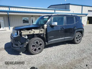 2015 Jeep Renegade Limited with VIN ZACCJBDT2FPC46447, listed as a Copart auction lot 47896655 with 198,377 mi miles and Salvage Title. Bid and sale history available at DreamBid. Image 1.