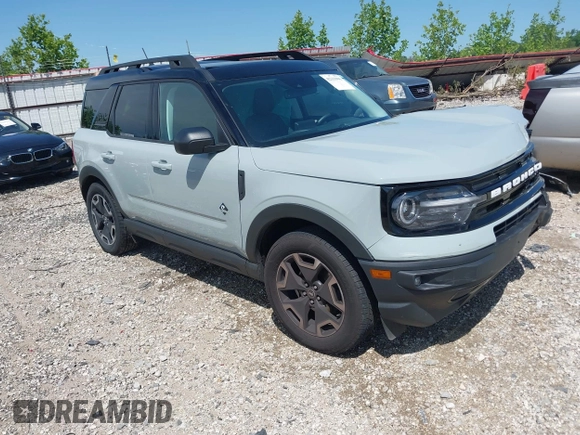 2022 Ford Bronco Sport Outer Banks with VIN 3FMCR9C61NRD43751, listed as a IAAI auction lot 42333996 with 40,993 mi miles and . Bid and sale history available at DreamBid. Image 1.