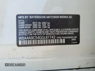 2016 BMW 4 Series 428i с VIN WBA4A9C54GGL87743, выставлен на аукционе Copart как лот 59174385 с пробегом 165 248 миль миль и Чистый • Clean title. История ставок и продаж доступна на DreamBid. Изображение 12.