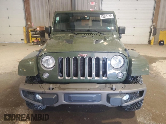 2016 Jeep Wrangler Sahara с VIN 1C4AJWBG5GL221617, выставлен на аукционе Copart как лот 48805755 с пробегом 70 883 миль миль и Списание • Salvage title. История ставок и продаж доступна на DreamBid. Изображение 5.