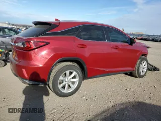2017 Lexus RX with VIN 2T2BZMCA9HC063797, listed as a Copart auction lot 50215735 with 88,565 mi miles and Salvage Title. Bid and sale history available at carsss.com. Image 3.
