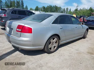 2004 Audi A8 with VIN WAUML44E74N000587, listed as a IAAI auction lot 42479262 with 100,722 mi miles and . Bid and sale history available at DreamBid. Image 4.