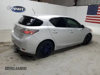 2011 Lexus CT 200h with VIN JTHKD5BH1B2046293, listed as a Copart auction lot 52329215 with 183,489 mi miles and Clean Title. Bid and sale history available at DreamBid. Image 3.