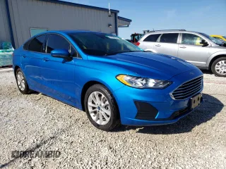2019 Ford Fusion SE with VIN 3FA6P0HD7KR172841, listed as a Copart auction lot 49632224 with 53,338 mi miles and Salvage Title. Bid and sale history available at DreamBid. Image 4.
