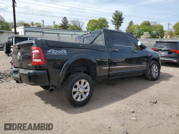 2020 Ram 2500 Limited z VIN 3C6UR5SL1LG109666, wystawiony jako Copart lot #52111515 z przebiegiem 48 068 mil mil oraz Szkoda całkowita • Salvage title. Historia ofert i sprzedaży dostępna na DreamBid. Obrazek 3.