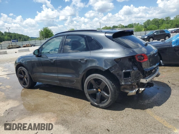 2017 Porsche Macan S with VIN WP1AB2A59HLB15922, listed as a Copart auction lot 57080805 with 49,810 mi miles and Salvage title. Bid and sale history available at DreamBid. Image 2.