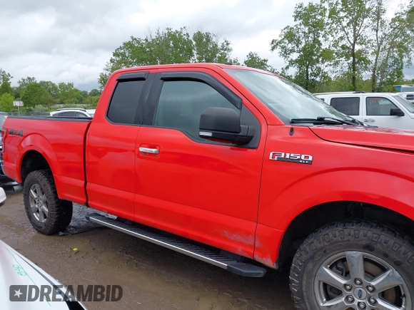 2018 Ford F-150 XL with VIN 1FTEX1EP6JFE63109, listed as a IAAI auction lot 42293426 with 55,516 mi miles and . Bid and sale history available at DreamBid. Image 13.