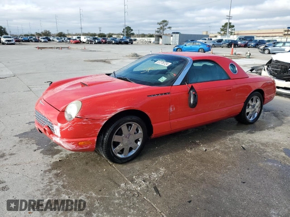 2002 Ford Thunderbird Hardtop Premium with VIN 1FAHP60A42Y103569, listed as a Copart auction lot 87278724 with Not Provided miles and Salvage Title. Bid and sale history available at DreamBid. Image 1.