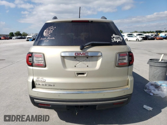 2013 GMC Acadia SLT z VIN 1GKKRRKD5DJ198260, wystawiony jako Copart lot #52560975 z przebiegiem 173 499 mil mil oraz Szkoda całkowita • Salvage title. Historia ofert i sprzedaży dostępna na DreamBid. Obrazek 6.