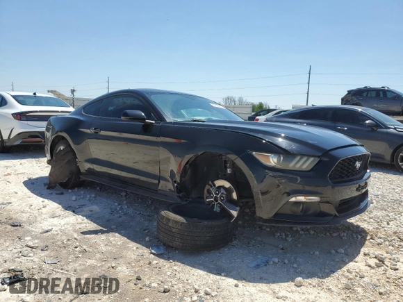 2015 Ford Mustang V6 with VIN 1FA6P8AM6F5311617, listed as a Copart auction lot 52226665 with 60,432 mi miles and Salvage title. Bid and sale history available at DreamBid. Image 4.