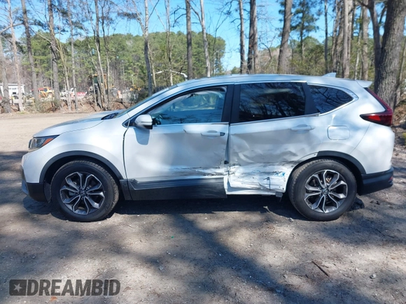 2020 Honda CR-V EX with VIN 2HKRW1H51LH407358, listed as a IAAI auction lot 41884373 with 51,051 mi miles and . Bid and sale history available at carsss.com. Image 14.
