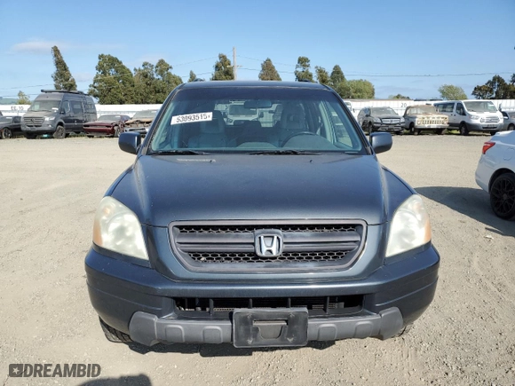 2004 Honda Pilot EX with VIN 2HKYF18524H542443, listed as a Copart auction lot 53093515 with 175,494 mi miles and Salvage Title. Bid and sale history available at carsss.com. Image 5.
