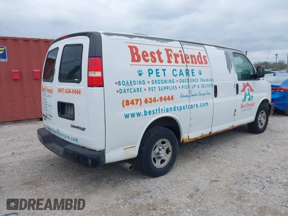 2006 Chevrolet Express Cargo with VIN 1GCFG15X661200384, listed as a IAAI auction lot 39232859 with 131,530 mi miles and . Bid and sale history available at DreamBid. Image 4.