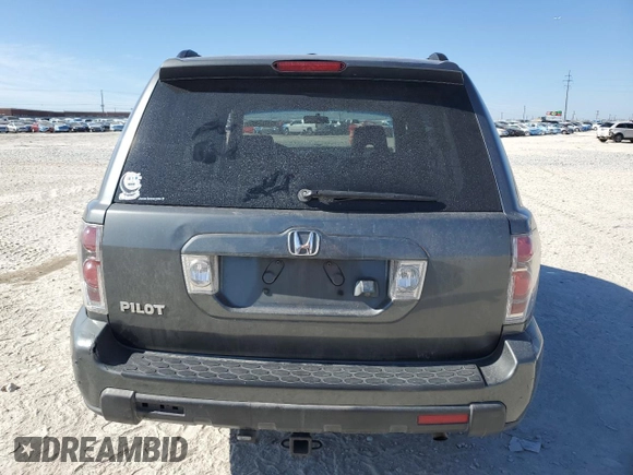 2007 Honda Pilot EX-L with VIN 5FNYF287X7B035543, listed as a Copart auction lot 41758695 with 220,347 mi miles and Salvage Title. Bid and sale history available at DreamBid. Image 6.
