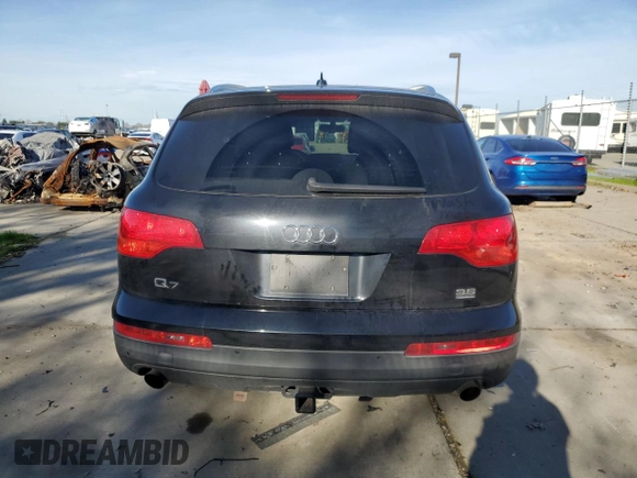 2009 Audi Q7 Premium Plus with VIN WA1AY74L89D001925, listed as a Copart auction lot 87180524 with 138,984 mi miles and Salvage title. Bid and sale history available at DreamBid. Image 6.