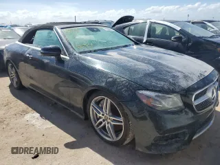 2018 Mercedes-Benz E-Class E 400 with VIN WDD1K6FB8JF046433, listed as a Copart auction lot 75609274 with 0 mi miles and Salvage Title. Bid and sale history available at carsss.com. Image 4.