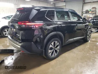 2022 Nissan Rogue SV with VIN 5N1BT3BB8NC717277, listed as a Copart auction lot 46154015 with 28,356 mi miles and Salvage Title. Bid and sale history available at carsss.com. Image 3.