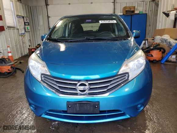 2014 Nissan Versa Note SV with VIN 3N1CE2CP3EL367247, listed as a Copart auction lot 47875875 with 106,406 mi miles and Salvage Title. Bid and sale history available at carsss.com. Image 5.