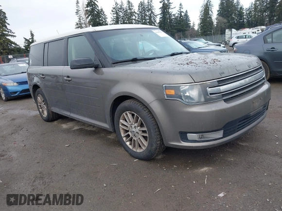 2013 Ford Flex SEL with VIN 2FMHK6C8XDBD28267, listed as a IAAI auction lot 41498787 with 129,105 mi miles. Bid and sale history available at carsss.com. Image 1.