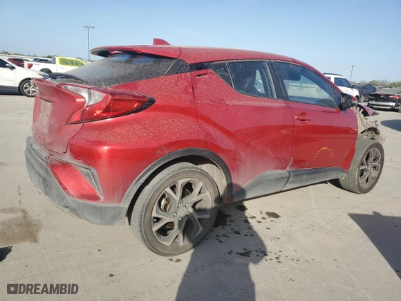 2020 Toyota C-HR LE with VIN JTNKHMBX7L1090051, listed as a Copart auction lot 50170345 with 163,821 mi miles and Salvage Title. Bid and sale history available at carsss.com. Image 3.