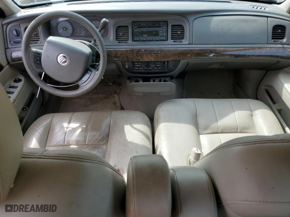 2010 Mercury Grand Marquis LS with VIN 2MEBM7FV7AX627417, listed as a Copart auction lot 71925754 with 127,918 mi miles and Salvage Title. Bid and sale history available at carsss.com. Image 8.