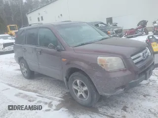 2008 Honda Pilot EX-L with VIN 5FNYF18548B036391, listed as a IAAI auction lot 41464097 with 186,226 mi miles and . Bid and sale history available at DreamBid. Image 1.