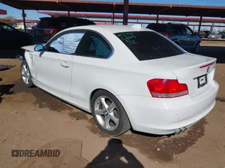 2009 BMW 1 Series 128i with VIN WBAUP73549VK74523, listed as a IAAI auction lot 41337097 with 108,608 mi miles and . Bid and sale history available at carsss.com. Image 3.