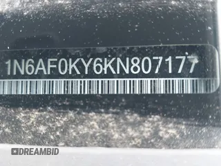 2019 Nissan NV SV z VIN 1N6AF0KY6KN807177, wystawiony jako IAAI lot #42495939 z przebiegiem 230 210 mil mil oraz . Historia ofert i sprzedaży dostępna na DreamBid. Obrazek 20.