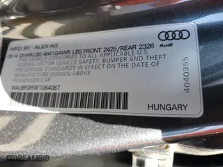 2015 Audi A3 2.0T Premium with VIN WAUBFGFFXF1064087, listed as a Copart auction lot 48153875 with 135,524 mi miles and Salvage Title. Bid and sale history available at carsss.com. Image 12.