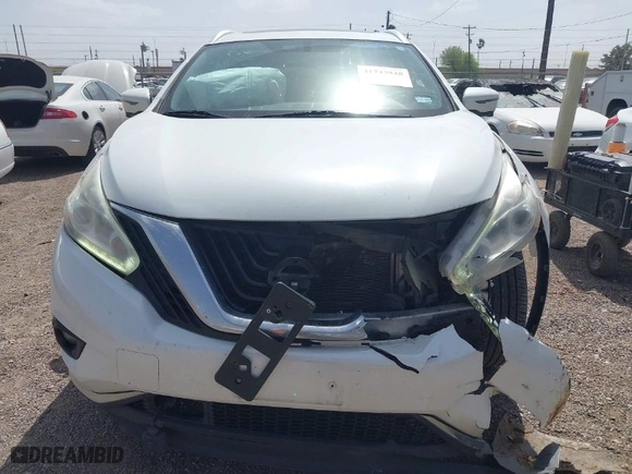 2016 Nissan Murano S with VIN 5N1AZ2MG2GN120050, listed as a IAAI auction lot 41743948 with 159,542 mi miles. Bid and sale history available at carsss.com. Image 12.