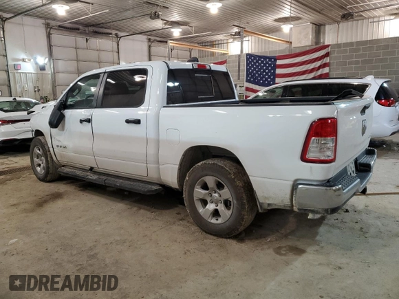2022 Ram 1500 Tradesman with VIN 1C6SRFGT3NN365775, listed as a Copart auction lot 68346614 with 87,999 mi miles and Salvage title. Bid and sale history available at DreamBid. Image 2.