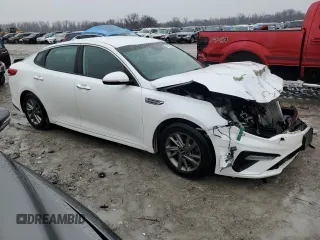 2019 Kia Optima LX with VIN 5XXGT4L35KG331970, listed as a Copart auction lot 42779885 with 121,915 mi miles and Salvage Title. Bid and sale history available at carsss.com. Image 4.