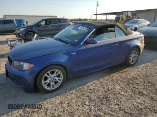 2008 BMW 1 Series 128i with VIN WBAUN13528VH80212, listed as a Copart auction lot 74763044 with 67,918 mi miles and Salvage Title. Bid and sale history available at carsss.com. Image 1.