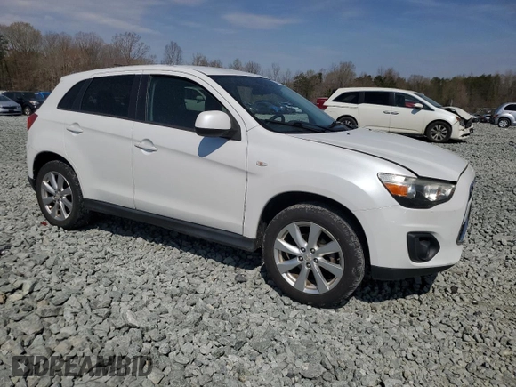 2015 Mitsubishi Outlander Sport ES with VIN 4A4AP3AU0FE001396, listed as a Copart auction lot 50054825 with 132,803 mi miles and Clean Title. Bid and sale history available at carsss.com. Image 4.