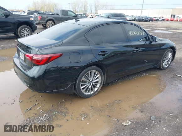 2019 Infiniti Q50 Luxe с VIN JN1EV7AR5KM552685, выставлен на аукционе IAAI как лот 42220727 с пробегом 55 629 миль миль и . История ставок и продаж доступна на DreamBid. Изображение 4.