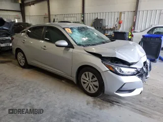 2022 Nissan Sentra S z VIN 3N1AB8BV3NY225101, wystawiony jako Copart lot #51461615 z przebiegiem 51 461 mil mil oraz Szkoda całkowita • Salvage title. Historia ofert i sprzedaży dostępna na DreamBid. Obrazek 4.