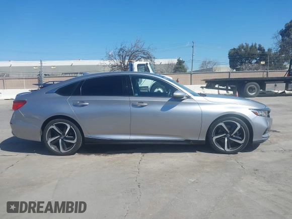 2019 Honda Accord Sedan Sport 1.5T with VIN 1HGCV1F30KA033438, listed as a IAAI auction lot 41758952 with 56,510 mi miles. Bid and sale history available at carsss.com. Image 13.