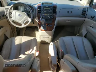 2007 Kia Sedona EX with VIN KNDMB233976177716, listed as a Copart auction lot 71408984 with 173,640 mi miles and Salvage Title. Bid and sale history available at carsss.com. Image 8.