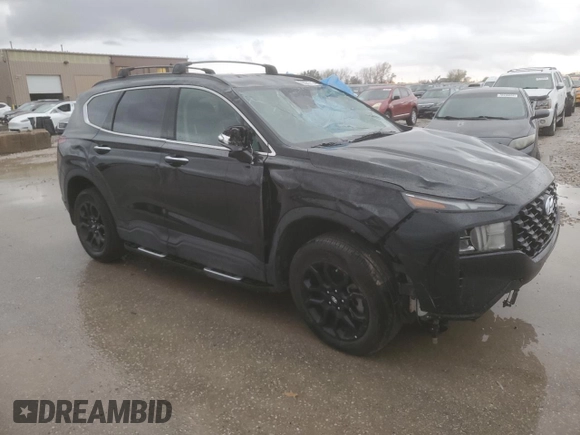 2022 Hyundai Santa Fe XRT with VIN 5NMS6DAJ2NH401045, listed as a Copart auction lot 78085134 with 0 mi miles and Salvage Title. Bid and sale history available at carsss.com. Image 4.