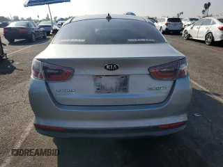 2014 Kia Optima Hybrid EX with VIN KNAGN4AD8E5067462, listed as a Copart auction lot 75878414 with 0 mi miles and Salvage Title. Bid and sale history available at carsss.com. Image 6.