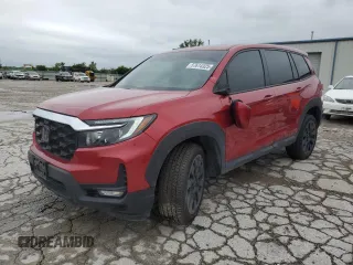 2023 Honda Passport EX-L with VIN 5FNYF8H53PB012753, listed as a Copart auction lot 57614325 with 31,893 mi miles and Clean title. Bid and sale history available at DreamBid. Image 1.