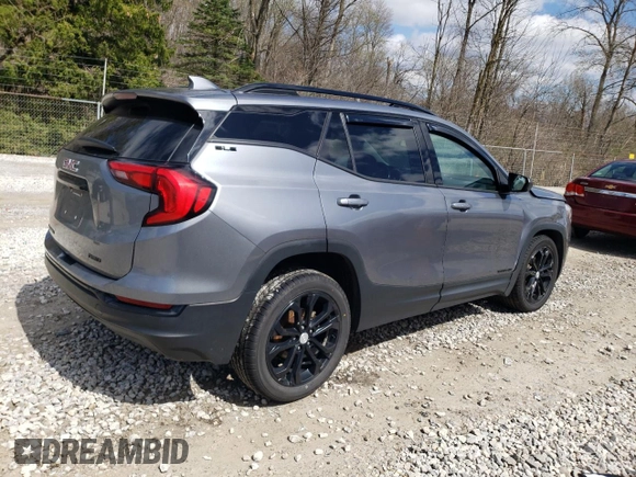 2019 GMC Terrain SLE with VIN 3GKALTEV2KL384035, listed as a Copart auction lot 51871775 with 72,035 mi miles and Salvage Title. Bid and sale history available at carsss.com. Image 3.