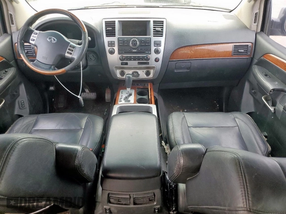 2008 Infiniti QX56 with VIN 5N3AA08DX8N901600, listed as a Copart auction lot 58973525 with 321,103 mi miles and Salvage title. Bid and sale history available at DreamBid. Image 8.