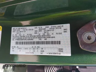 2024 Ford Bronco Outer Banks z VIN 1FMEE8BPXRLA06492, wystawiony jako IAAI lot #42365356 z przebiegiem 17 565 mil mil oraz . Historia ofert i sprzedaży dostępna na DreamBid. Obrazek 9.