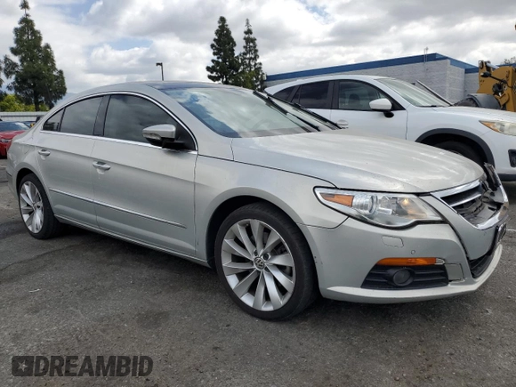 2010 Volkswagen CC with VIN WVWEU7AN0AE529949, listed as a Copart auction lot 54555325 with 152,261 mi miles and Salvage Title. Bid and sale history available at DreamBid. Image 4.