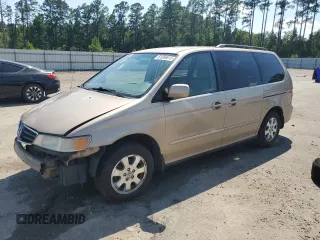2002 Honda Odyssey EX z VIN 5FNRL18612B000977, wystawiony jako Copart lot #61269615 z przebiegiem 191 508 mil mil oraz Szkoda całkowita • Salvage title. Historia ofert i sprzedaży dostępna na DreamBid. Obrazek 1.